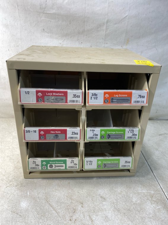 Hillman Metal Hardware Organizer Cabinet