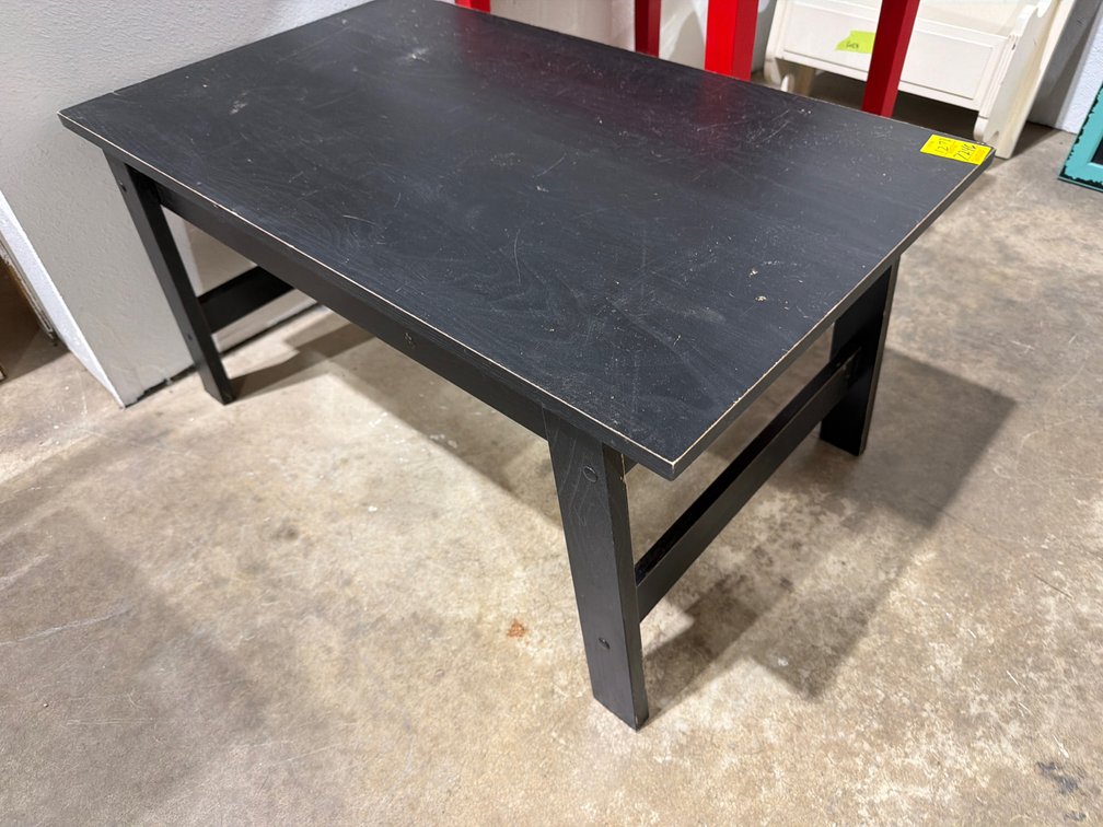 Black Rectangular Coffee Table