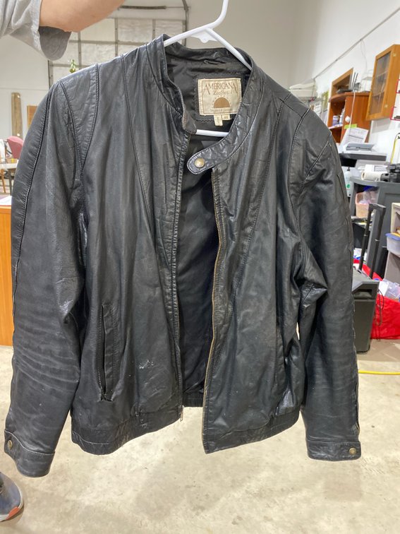 Americana Leather Corporation Leather Jacket, Size 44