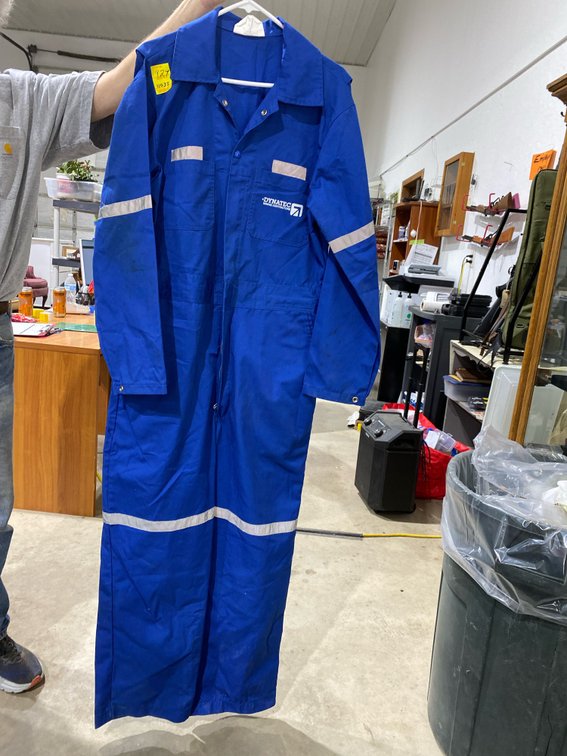 Dynatec Mining Contractors Reflective Work Coverall, Size L