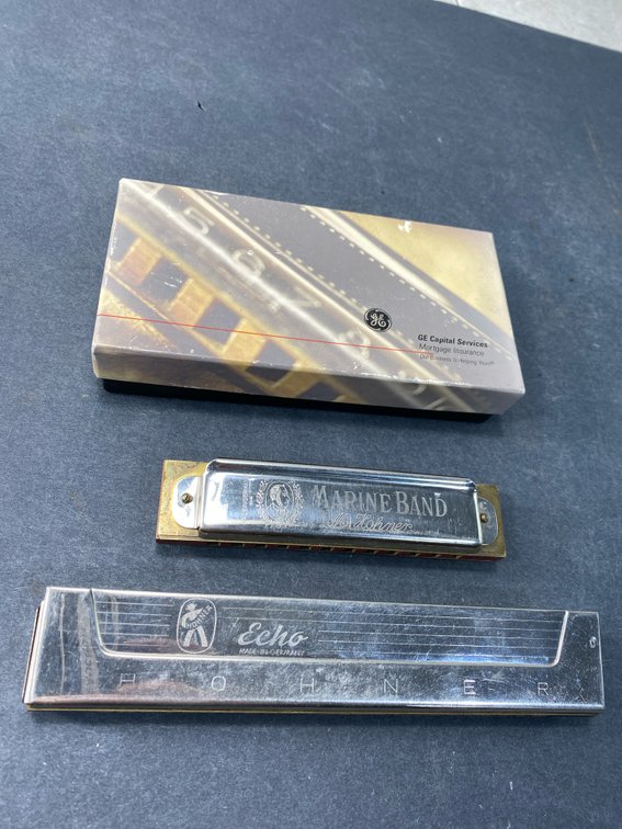 Hohner Marine Band and Echo Harmonicas
