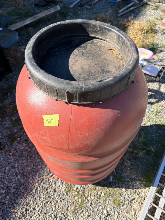 Terracotta Plastic Storage Barrel
