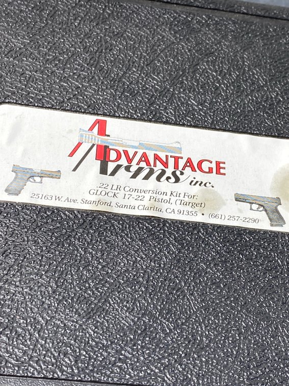 Advantage Arms .22 LR Glock 17-22 Conversion Kit
