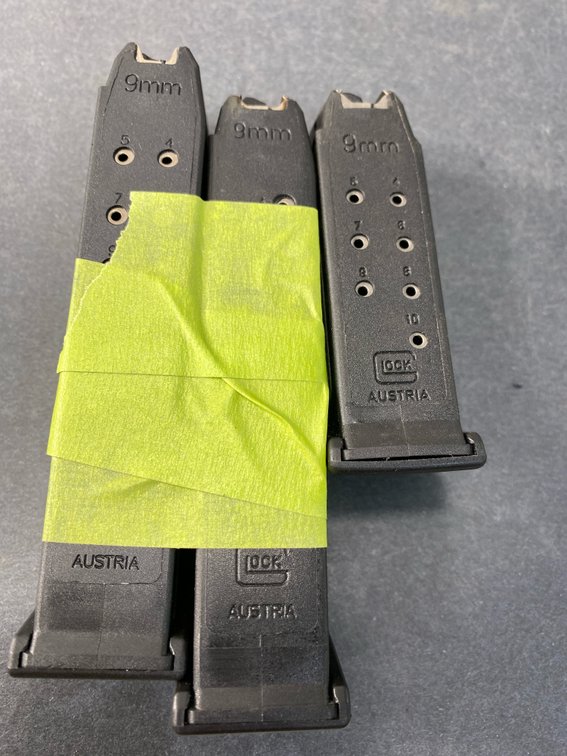 Glock 9mm Pistol Magazine