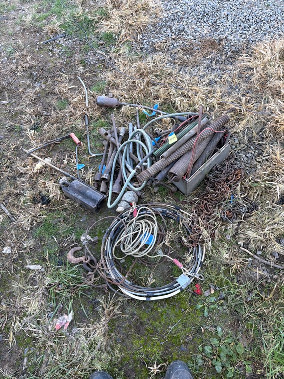 Hardware, Steel Cable, Coil Spring, and Hand Tool Collection