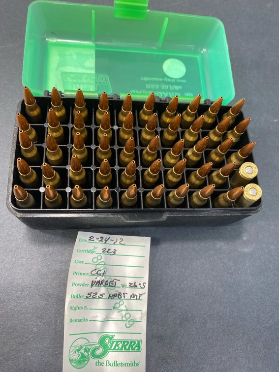 Federal .223 Remington Ammunition in MTM Case-Gard Box