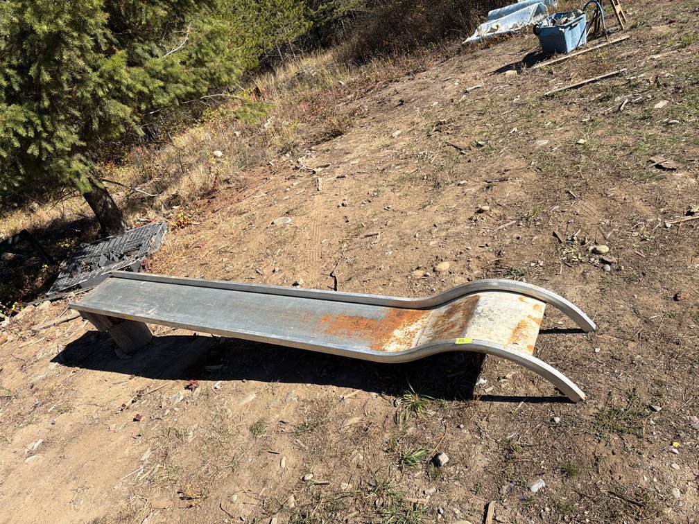 Metal Playground Slide Chute