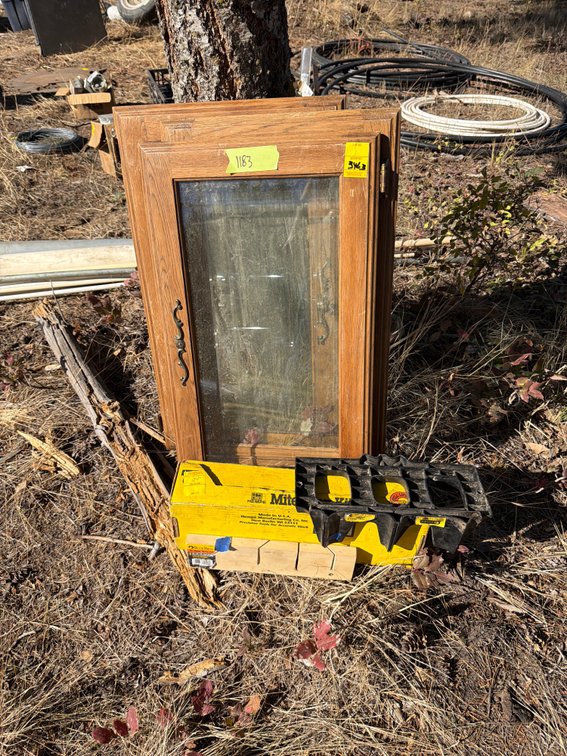 Wood Glass Cabinet Door and Miter Box