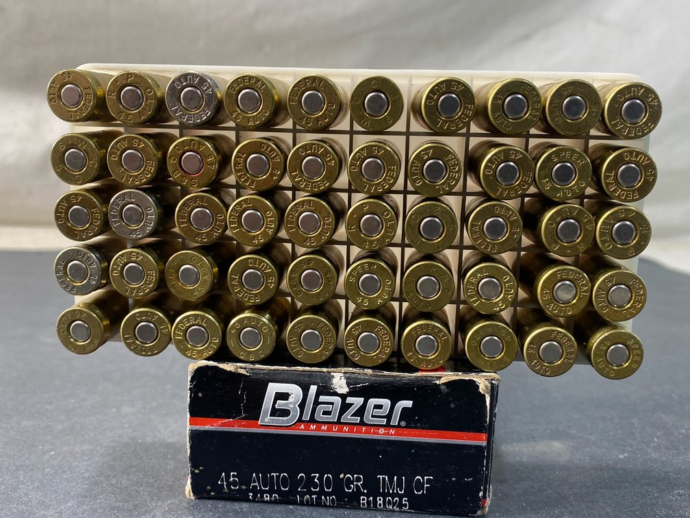 .45 Auto Centerfire Ammunition