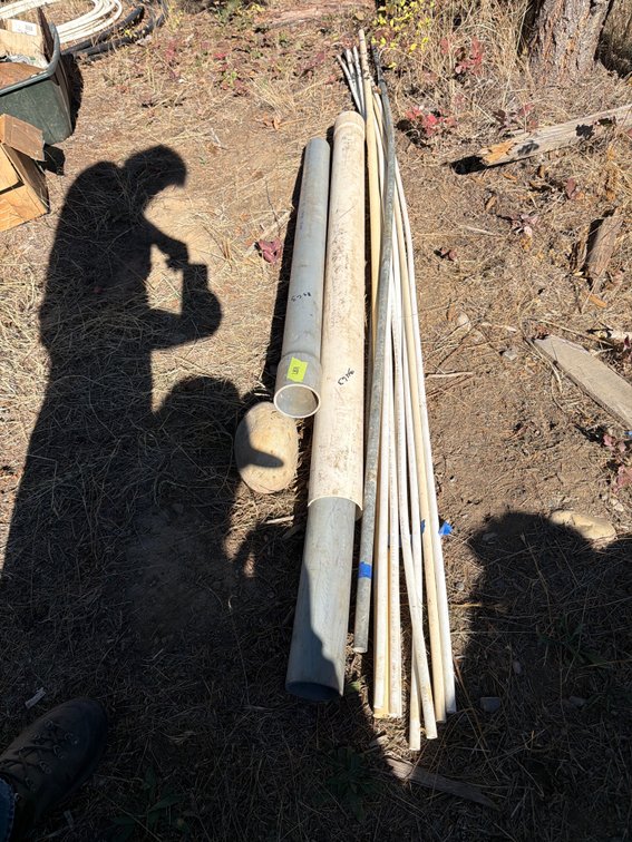 PVC and Galvanized Metal Conduit Pipe