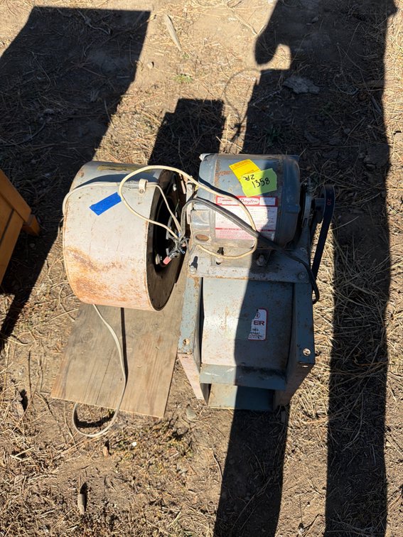 Dayton 1/4 HP Motor and Centrifugal Blower