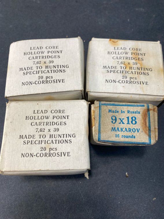 7.62x39 and 9x18 Makarov Ammunition