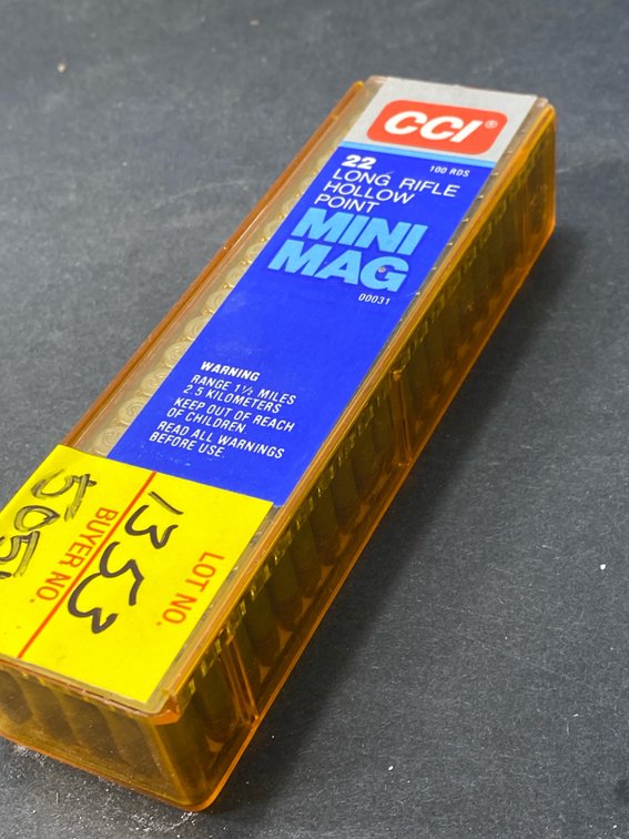 CCI Mini-Mag 22 Long Rifle Hollow Point Ammunition