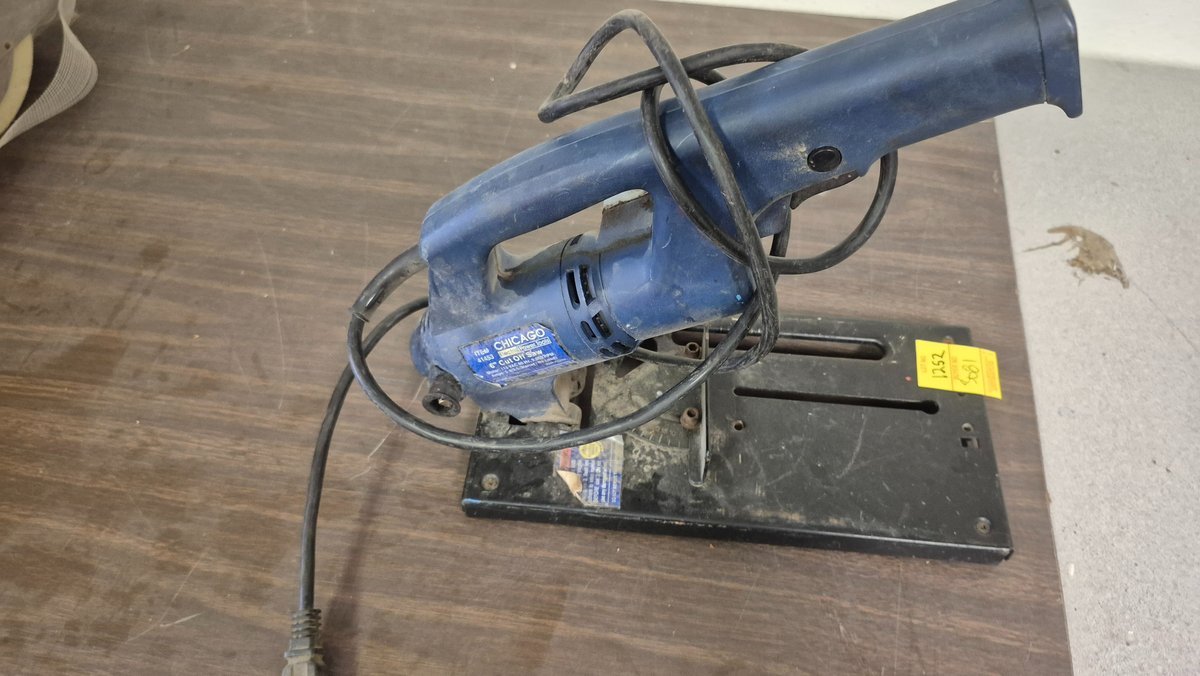 Chicago Electric Power Tools 6" Cut Off Saw Item 41453