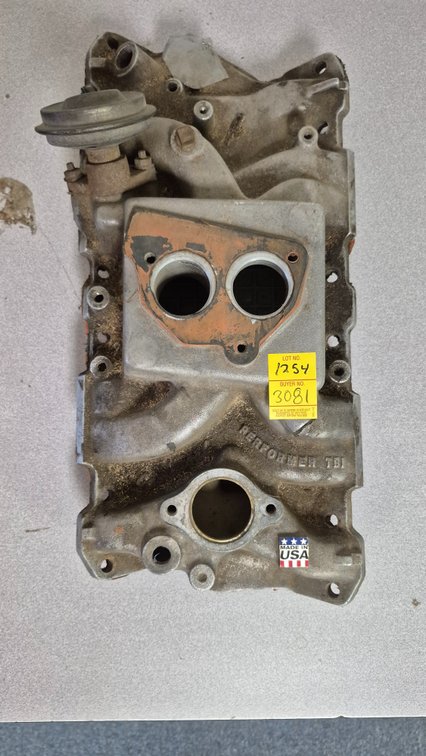 Performer TBI 3704 Aluminum Intake Manifold