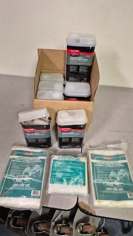 3M Bondo Fiberglass Resin, Cloth and Mat