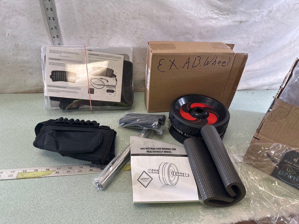Ab Roller Kit and dpl Flex Light Therapy Device
