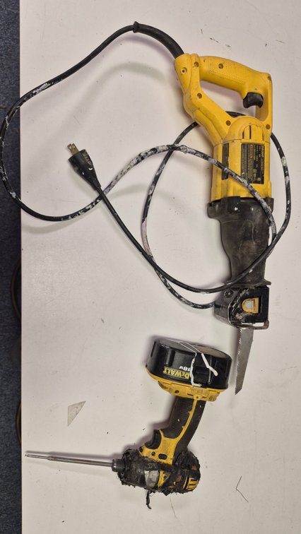 DeWalt DW304P Reciprocating Saw and Cordless Impact Driver