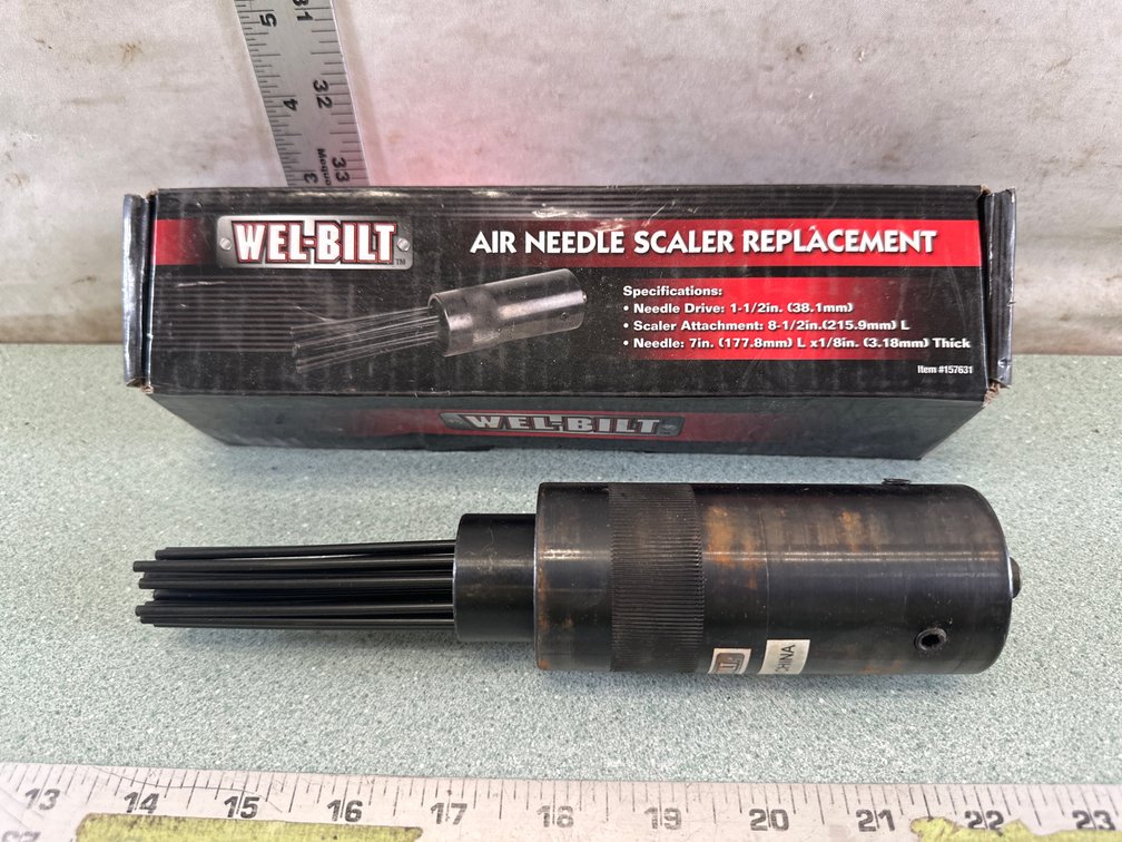 Wel-Bilt Air Needle Scaler Attachment Item #157631