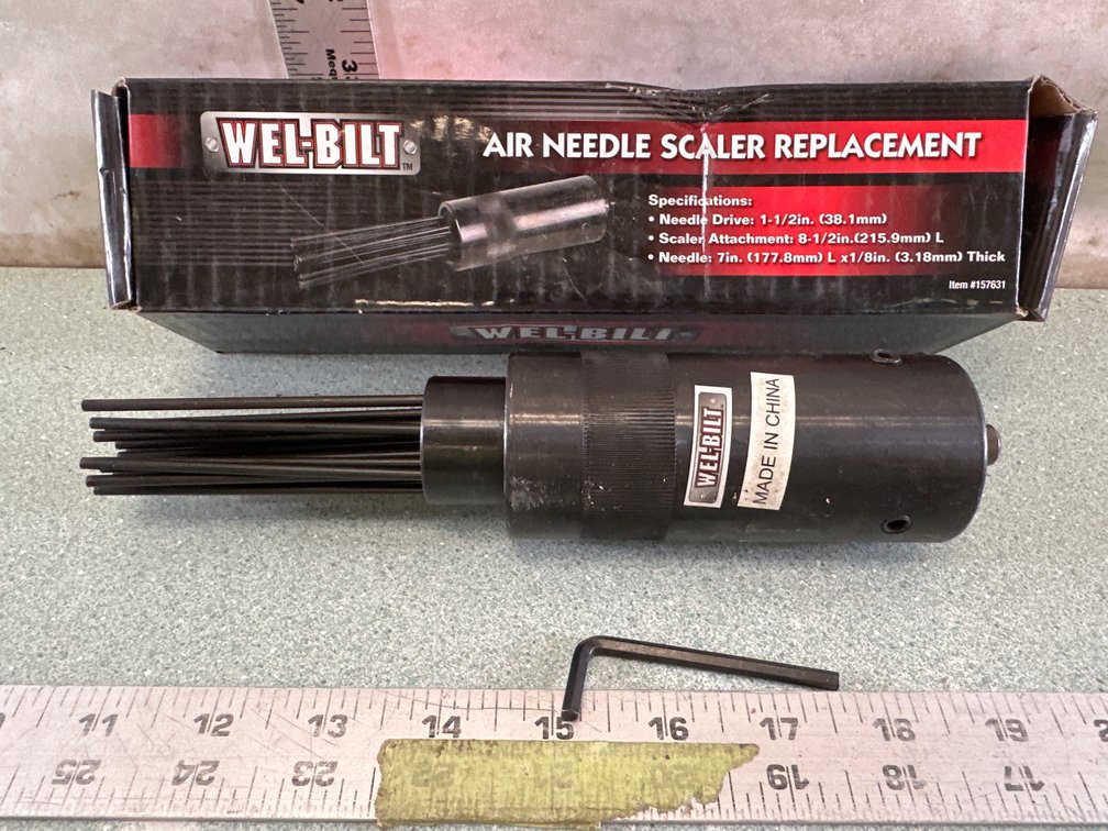 Wel-Bilt Air Needle Scaler Replacement Attachment