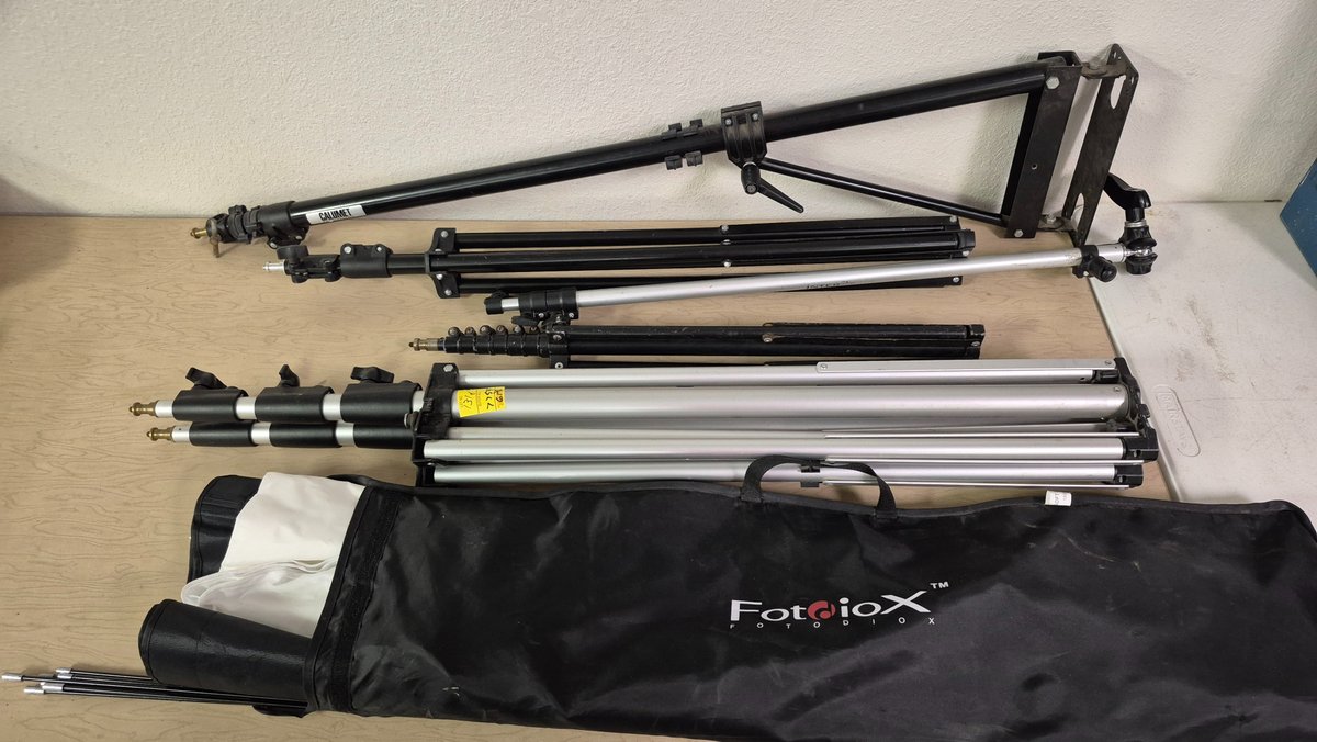 Photography Lighting Stand, Wall Boom Arm, and Softbox