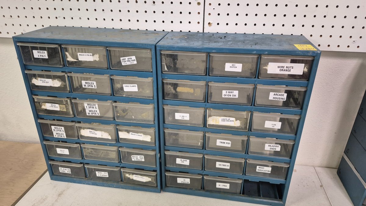 Metal Multi-Drawer Parts Storage Cabinet
