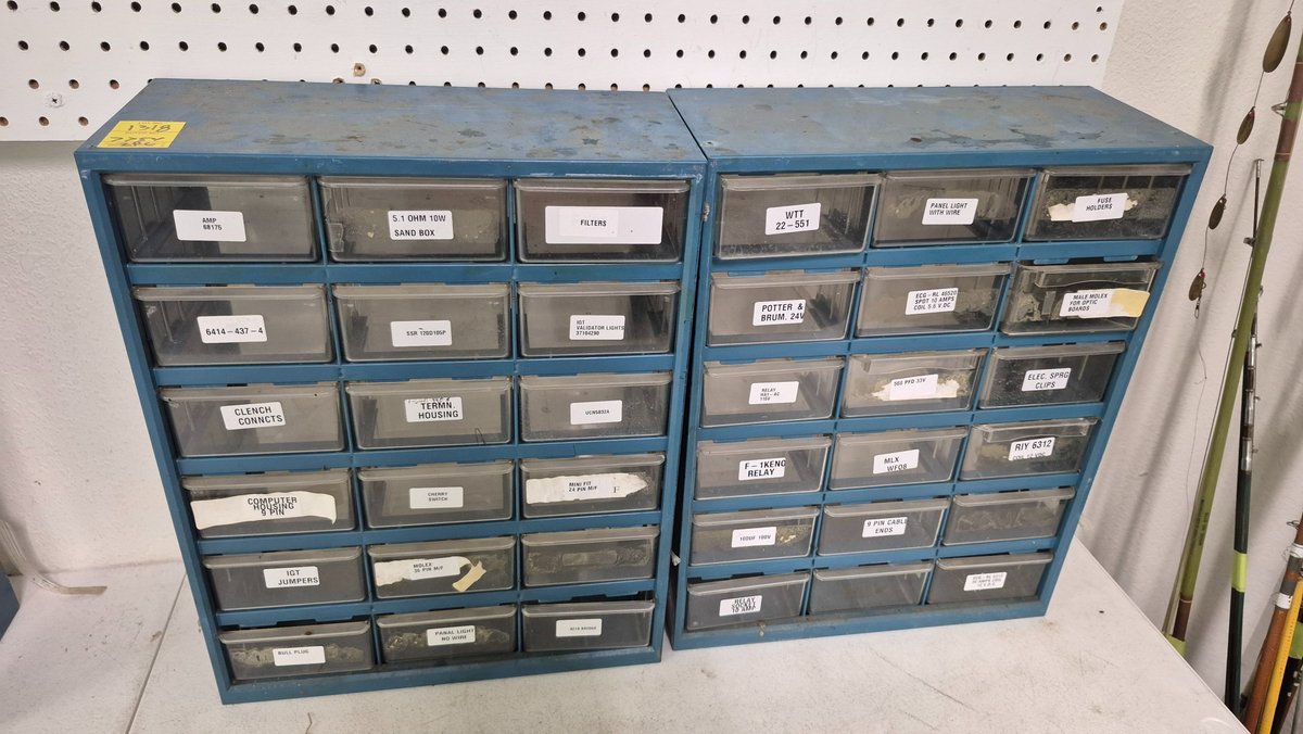 Metal Multi-Drawer Parts Organizer Cabinet
