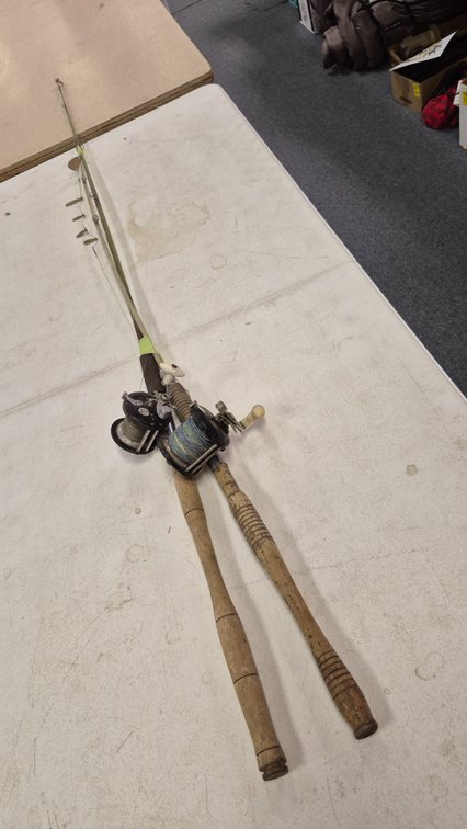 Fishing Rod and Conventional Reel
