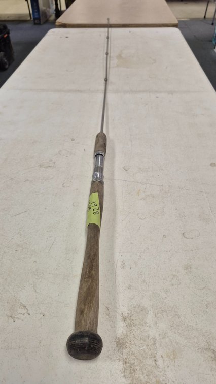 Fishing Rod with Wooden Handle