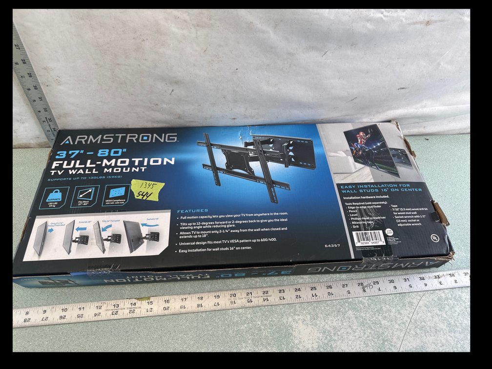 Armstrong 37" - 80" Full-Motion TV Wall Mount