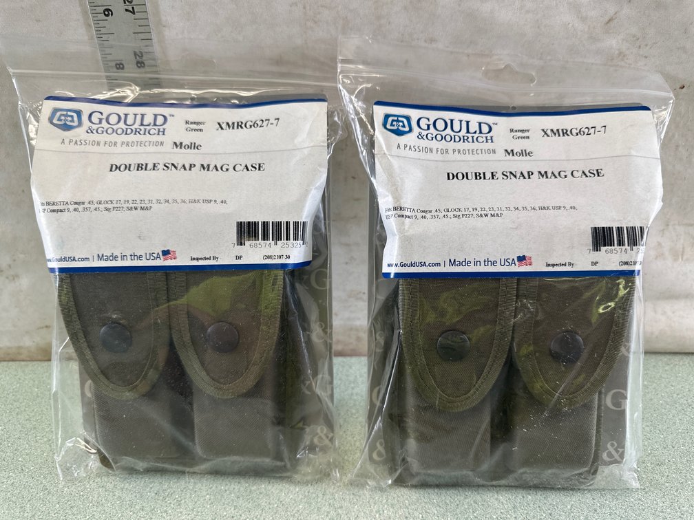 Gould & Goodrich Ranger Green MOLLE Double Snap Mag Case