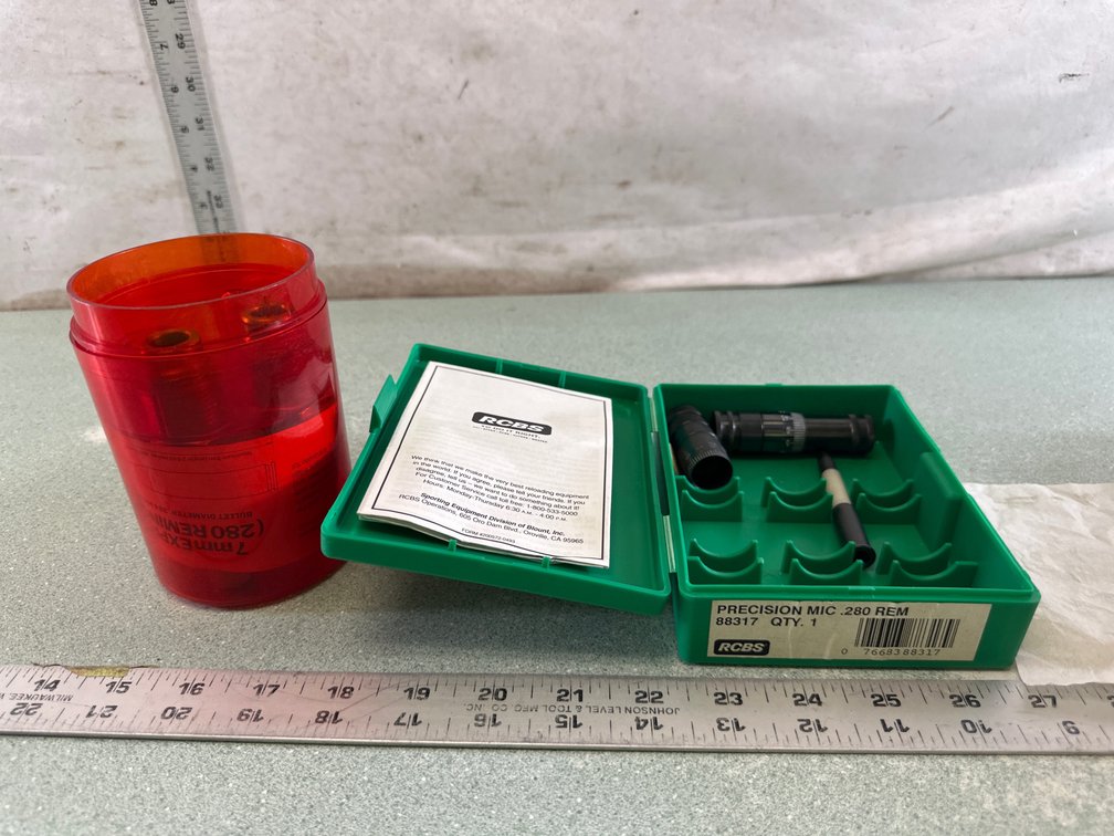 .280 Remington Precision Mic and Reloading Die