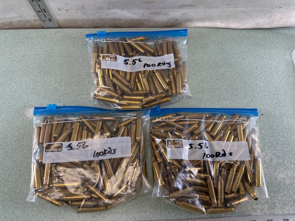 LC 5.56 Brass Rifle Cartridge Casing