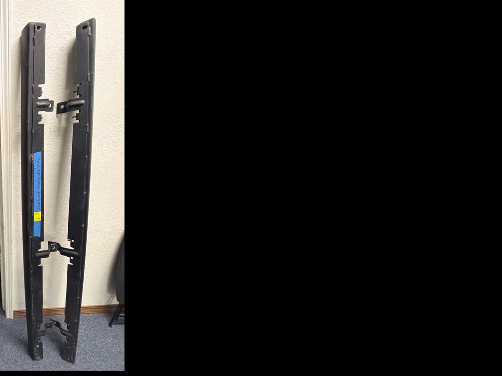 Black Coated Metal Rock Slider