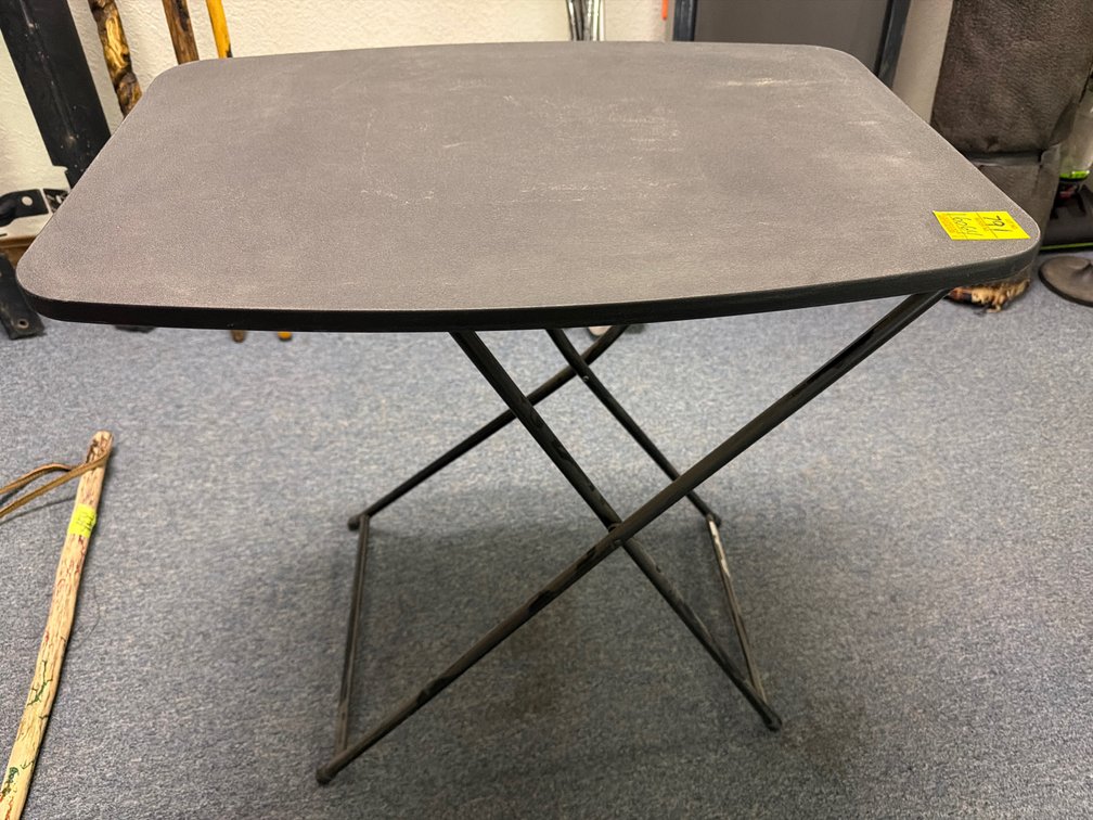 Gray Folding TV Tray Table