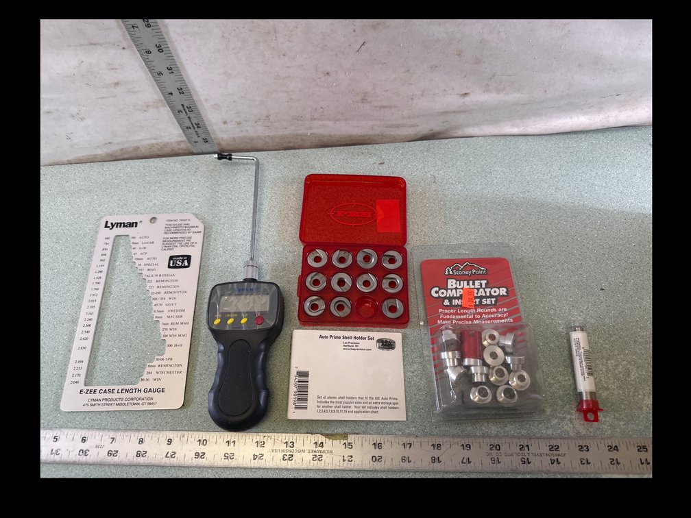 Reloading and Measurement Tools