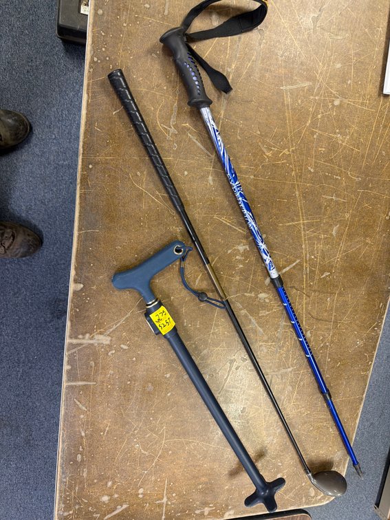 Walking Cane, Golf Club, and Trekking Pole