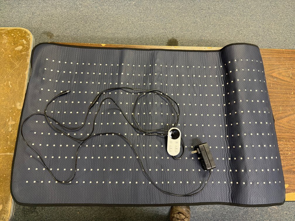 Flexible LED Light Therapy Mat with Controller and AC Adapter