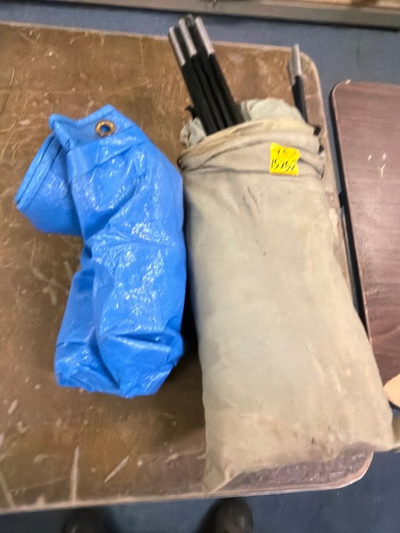 Tent Pole Set, Fabric, and Tarp