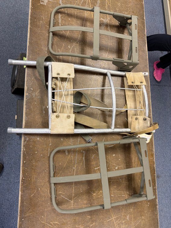 Military Rucksack Frame and Cargo Shelf