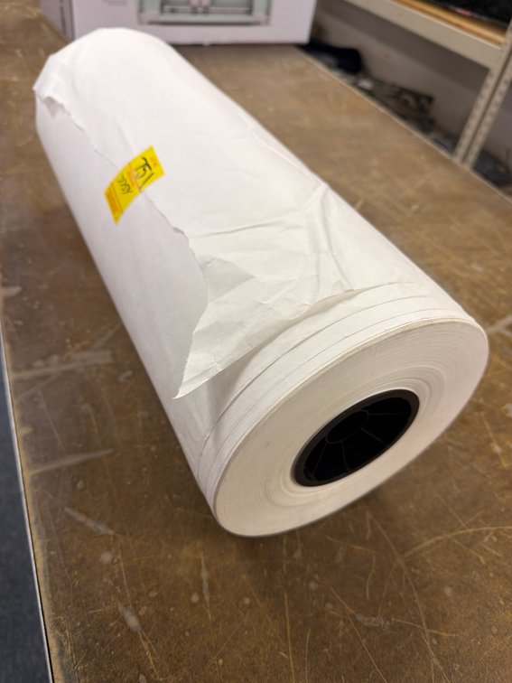 Roll of White Paper