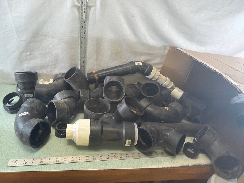 ABS and PVC Plumbing Pipe Fittings