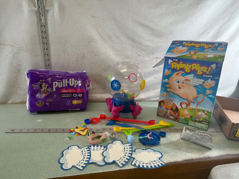 Huggies Pull-Ups Training Pants and Cra-Z-Art The Flying Pigs Game