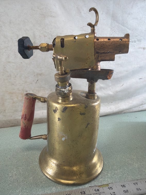 Clayton & Lambert Mfg. Co. Brass Blowtorch