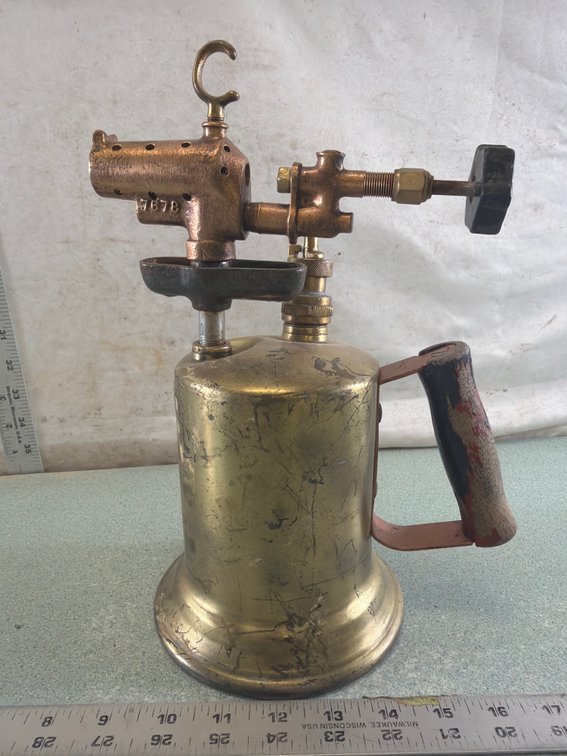 Clayton & Lambert Mfg. Co. Brass Blowtorch