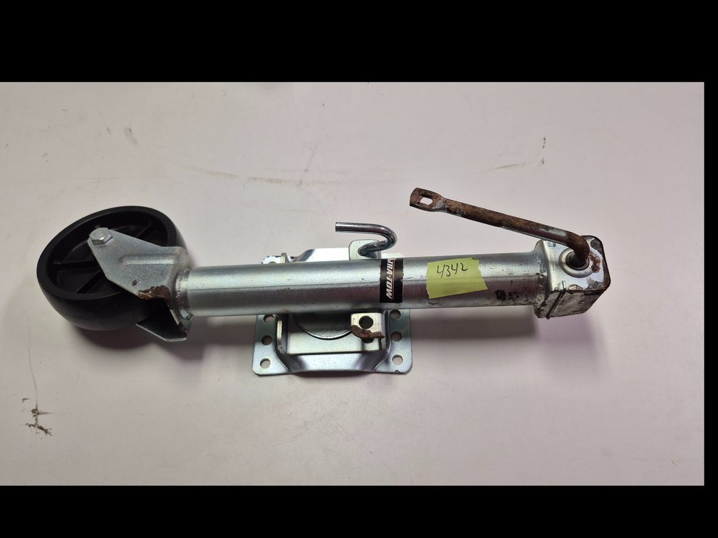 Ultra-Tow Swivel Trailer Jack with Caster Wheel