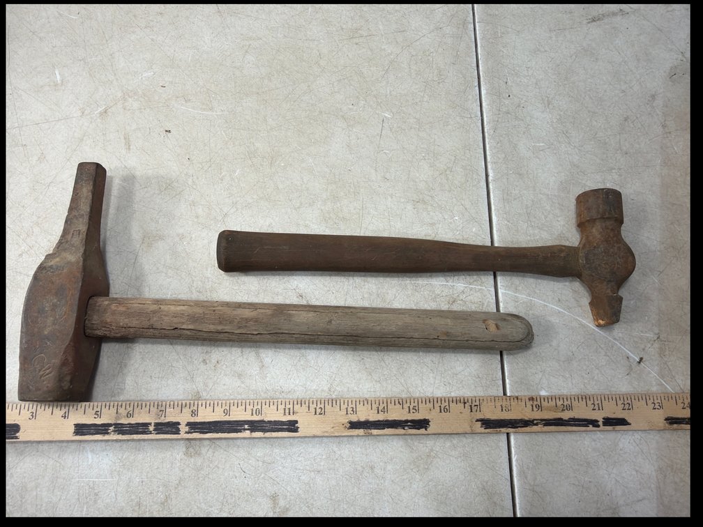 Forged Metal Hammers with Wood Handle