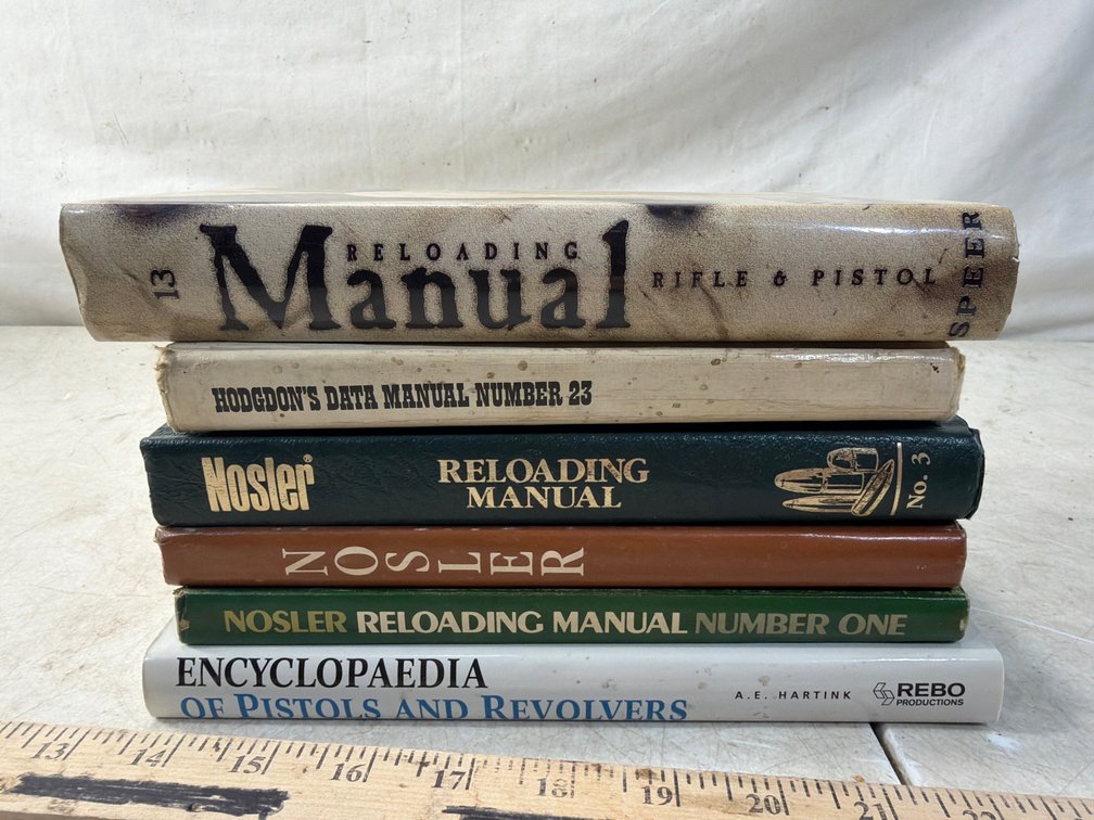 Firearm Reference and Reloading Manuals