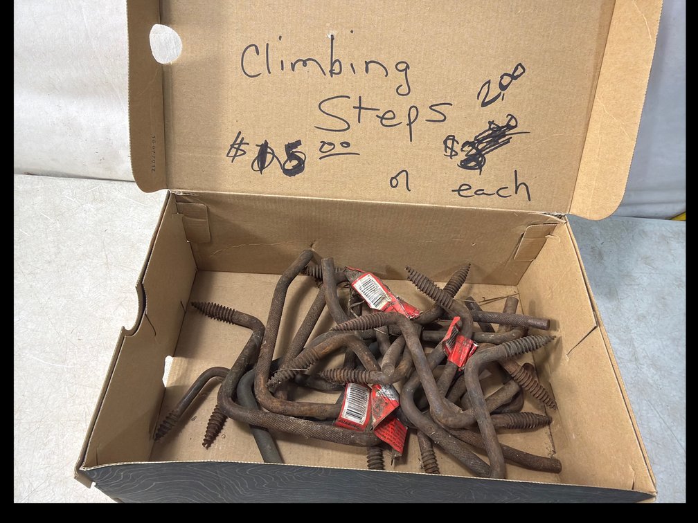 Screw-In Tree Climbing Step