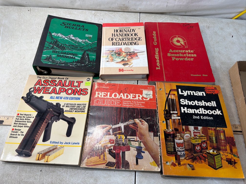Firearms and Reloading Reference Manuals